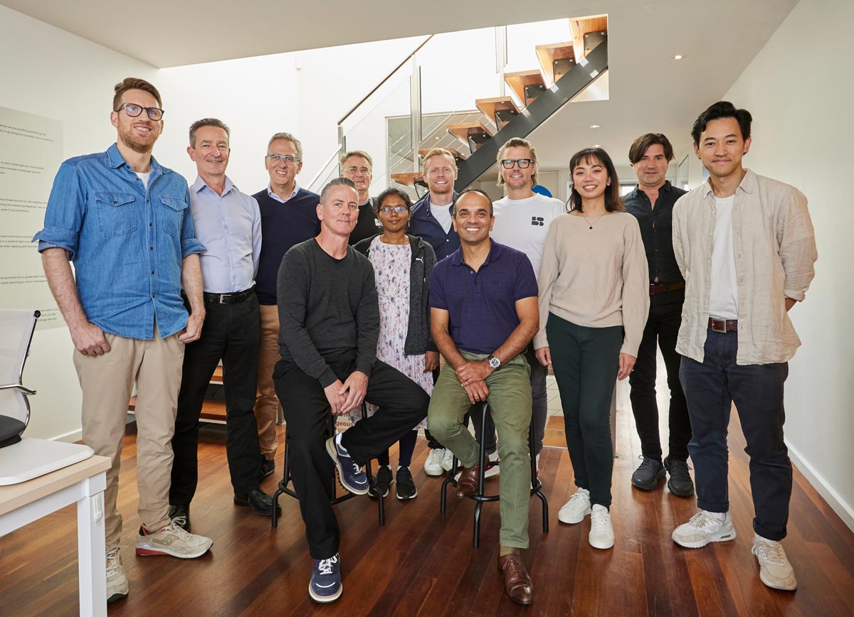 team photo in office